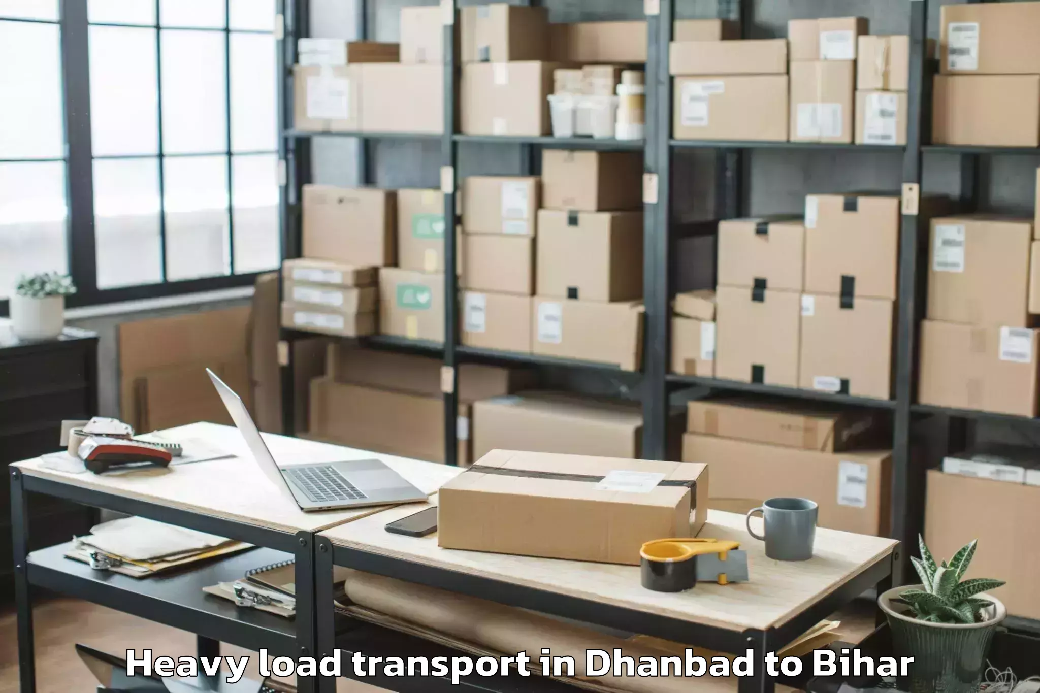 Easy Dhanbad to Garkha Heavy Load Transport Booking